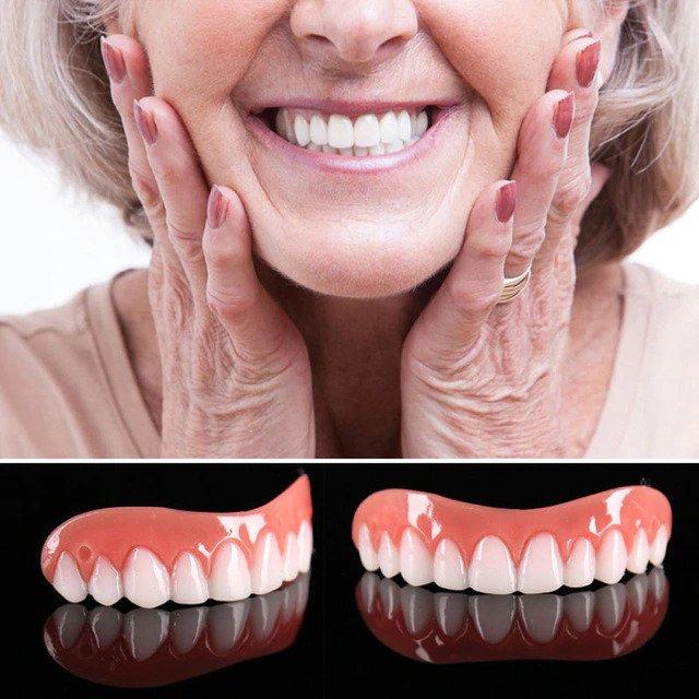 dentures and partial dentures for replacing missing teeth