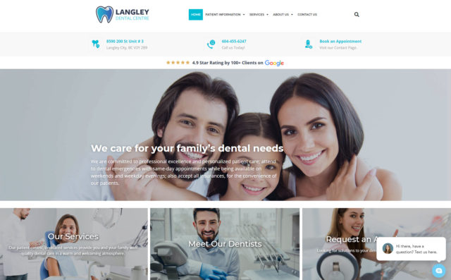 Langley Dental Centre Homepage